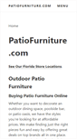 Mobile Screenshot of patiofurniture.com